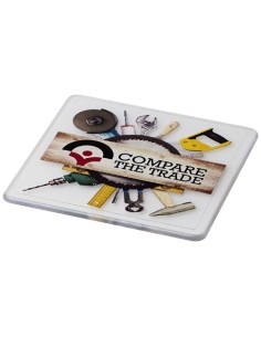Posavasos de plástico cuadrado Renzo