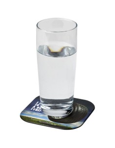 Brite-Mat® Posavasos cuadrado con material de neumático | Sequio regal