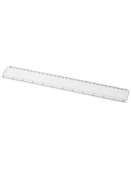 Regla de plástico de 30 cm con inserto de papel "Ellison" | Sequio reg