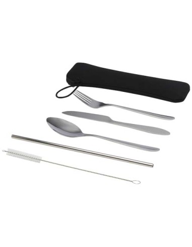 Cubertería de acero inoxidable de 5 piezas "Sheen" | Sequio regalos de
