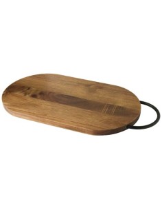 Tabla de cortar de madera de acacia con mango "Julienne"