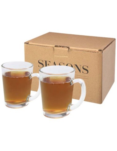 Set de 2 vasos de vidrio para té "Zeni" | Sequio regalos de empresa