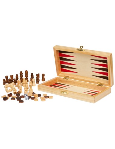 Set de juegos 3 en 1 de madera "Mugo" | Sequio regalos de empresa