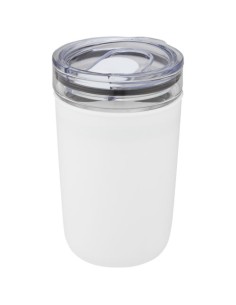 Vaso de vidrio de 420 ml con pared exterior de plástico reciclado "Bel