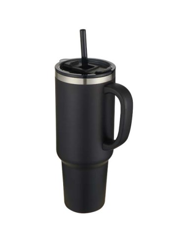 Vaso de cobre de 1200 ml con doble pared, pajita, aislamiento y certif