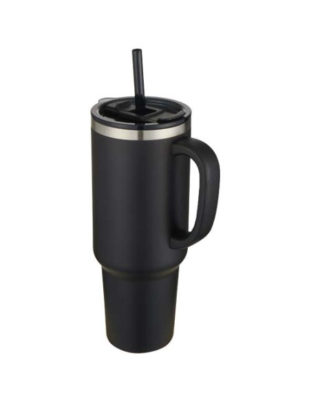 Vaso de cobre de 1200 ml con doble pared, pajita, aislamiento y certif