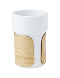 Vaso de 340 ml con funda de bambú "Fika" | Sequio regalos de empresa