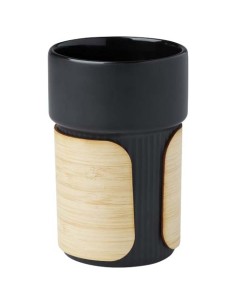 Vaso de 340 ml con funda de bambú "Fika" | Sequio regalos de empresa 2
