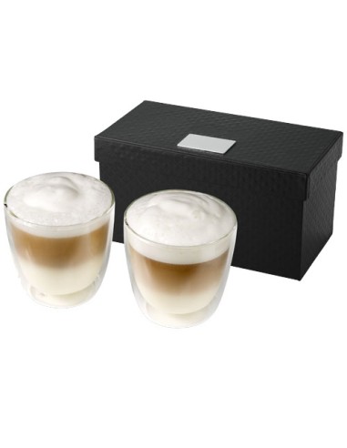 Set de 2 tazas de café de cristal "Boda" | Sequio regalos de empresa