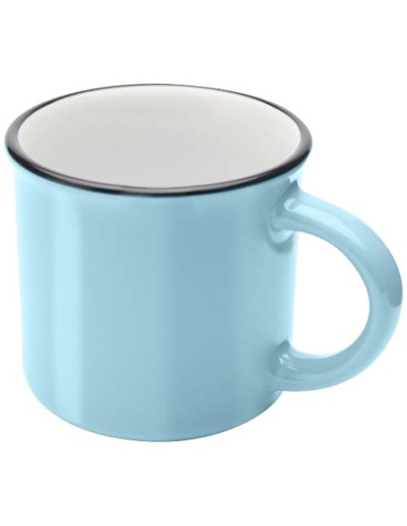 Taza de cerámica de 240 ml “Bari” con acabado brillante | Sequio regal
