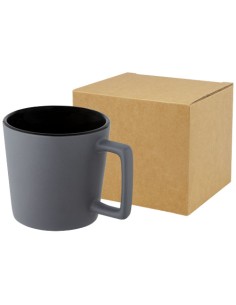 Taza de cerámica de 370 ml con acabado mate "Cali" 2