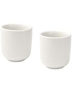 Juego de 2 tazas de espresso de cerámica de 90 ml "Male" | Sequio rega