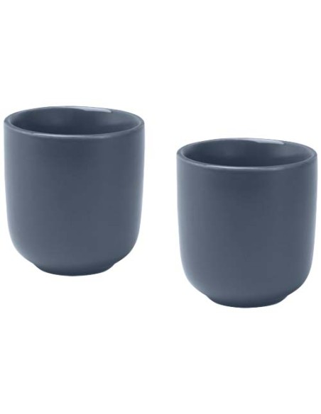 Juego de 2 tazas de espresso de cerámica de 90 ml "Male" | Sequio rega