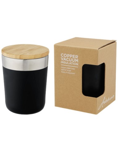 Vaso de 330 ml de acero inoxidable con aislamiento al vacío de cobre y