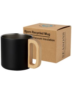 Taza de acero inoxidable reciclado con certificado RCS con aislamiento 2