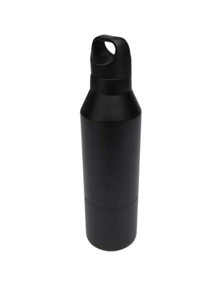 Botella isotérmica de acero inoxidable reciclado de 600 ml con certifi