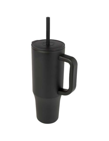 Vaso con aislamiento de 900 ml con certificado RCS y pajita de silicon