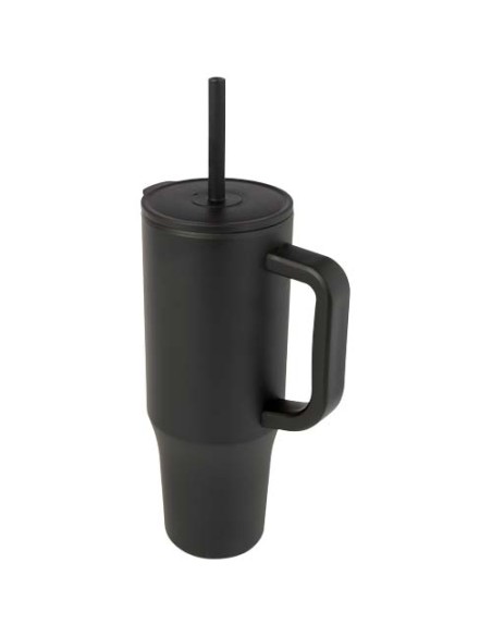 Vaso con aislamiento de 900 ml con certificado RCS y pajita de silicon