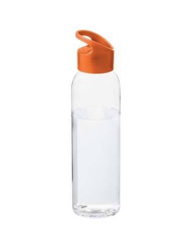 Botella de Tritan™ transparente con tapa de colores de 650 ml "Sky" |