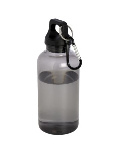 Bidón de 400 ml de plástico reciclado con mosquetón y certificación RC 2