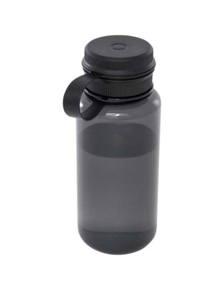 Botella deportiva de RPET con certificado RCS, de 900 ml y con tapa mu
