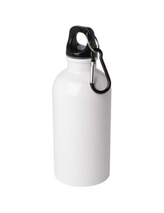 Bidón de 400 ml de acero inoxidable con certificado RCS con mosquetón "Oregon"