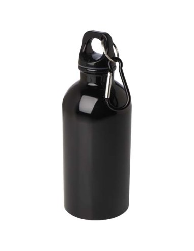 Bidón de 400 ml de acero inoxidable con certificado RCS con mosquetón
