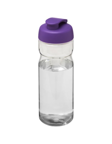 Bidón deportivo de 650 ml con tapa Flip H2O Active® "Base Tritan™" | S