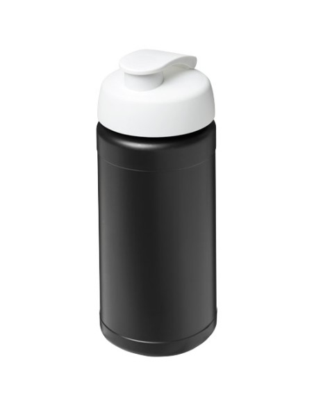 Bidón deportivo con tapa Flip de material reciclado de 500 ml "Baselin