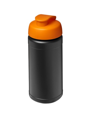 Bidón deportivo con tapa Flip de material reciclado de 500 ml "Baselin