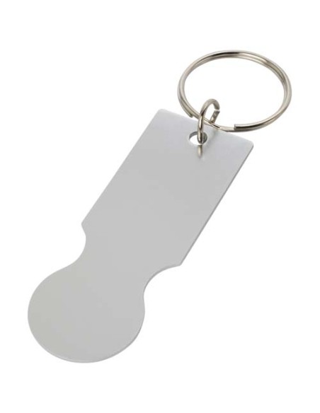 Llavero con moneda para carrito de la compra "Rhea" | Sequio regalos d