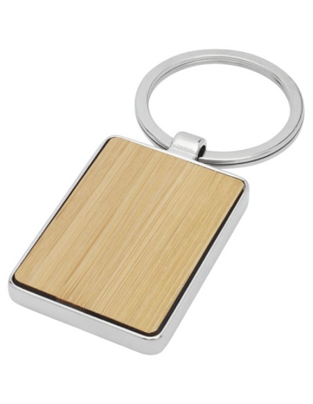 Llavero rectangular de bambú "Neta" | Sequio regalos de empresa