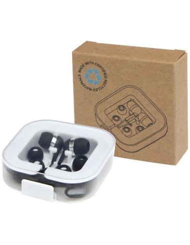 Auriculares tipo C con cable y caja de plástico reciclado "Baekdu" | S