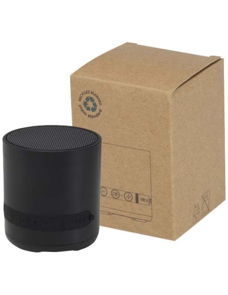 Altavoz inalámbrico de plástico reciclado de 3 W "Hunor" | Sequio rega