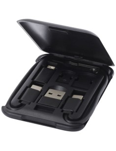 Cable de carga modular de plástico reciclado con soporte para teléfono 2