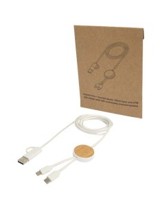 Cable 5 en 1 de plástico reciclado de 150 cm para sincronización de da