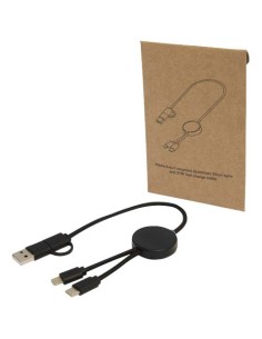Cable 5 en 1 de plástico reciclado de 30 cm para sincronización de dat 2
