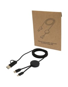 Cable 5 en 1 de plástico reciclado de 150 cm para sincronización de da 2
