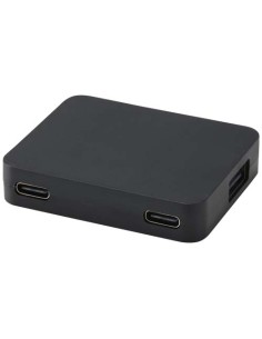 Hub USB de 4 puertos con salida USB-A y tipo-C y doble entrada fabrica 2