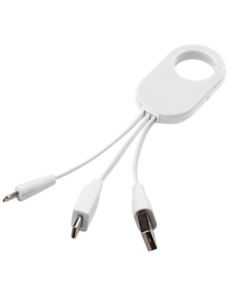 Cable de carga 3 en 1 "Troop" | Sequio regalos de empresa