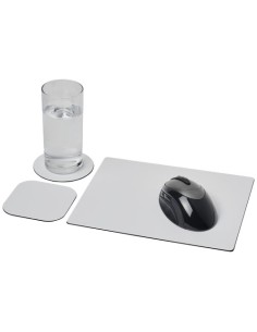 Combo 1 de alfombrilla para ratón y juego de posavasos "Brite-Mat®" |
