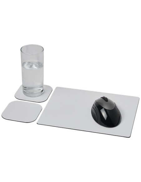 Combo 3 de alfombrilla para ratón y juego de posavasos "Brite-Mat®" |