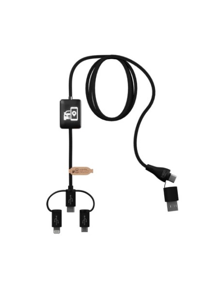 Cable de carga 5 en 1 "SCX.design C48 CarPlay" | Sequio regalos de emp
