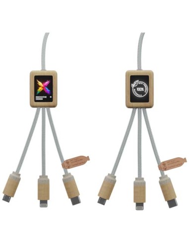 Cable de carga 5 en 1 "SCX.design C49" | Sequio regalos de empresa