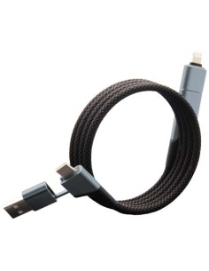 Cable de carga magnética ultrarrápida de 100 W 4 en 1 de rPET "SCX.des