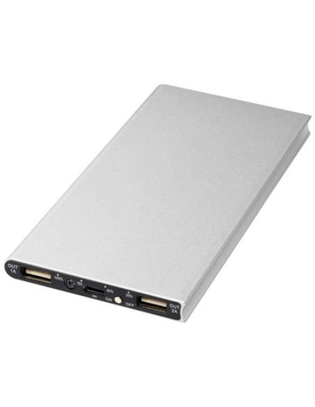 Batería externa de aluminio de 8000 mAh "Plate" | Sequio regalos de em