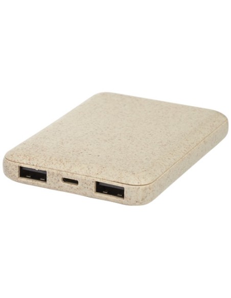Batería externa de 5000 mAh de paja de trigo "Asama" | Sequio regalos