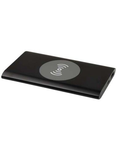 Batería externa inalámbrica tipo C de aluminio reciclado de 4000 mAh "