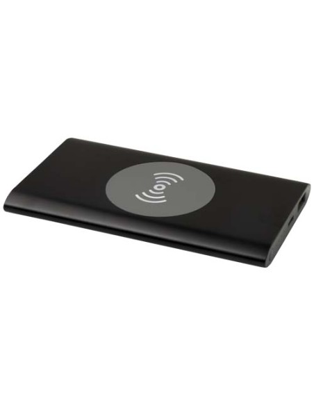 Batería externa inalámbrica tipo C de aluminio reciclado de 4000 mAh "