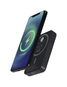 Batería externa inalámbrica magnética de 5000 mAh y 15 W con PD de 20  2